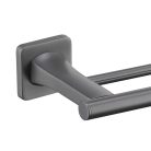 Welland Exclusive-Line 2 soros fali törölközőtartó - 60 cm - gunmetal (39904-BGM)