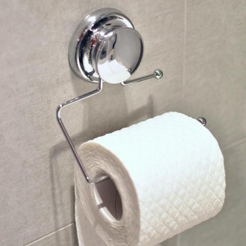 Fúrásmentes tapadókorongos wc papír tartó