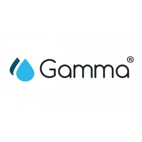 Gamma Mix kihúzható zuhanyfejes mosogató csaptelep - fekete / króm