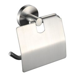   Welland Diamond WC papír tartó fedőlappal - szálcsiszolt acél (90307-BN)