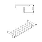 Welland Topaz törölközőtartó és polc - 60 cm - arany (96302-BG)