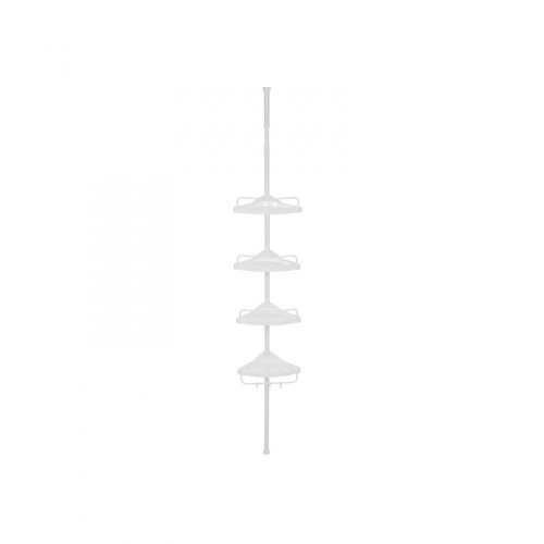 Teleszkópos 4 polcos sarokpolc