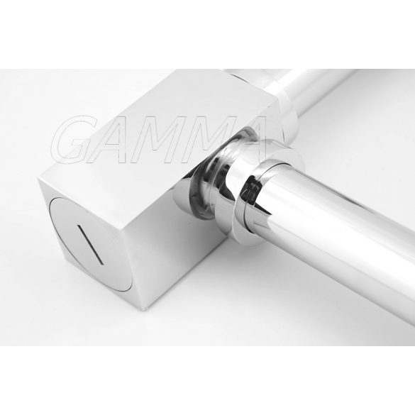 Gamma szögletes mosdószifon - teleszkópos - króm